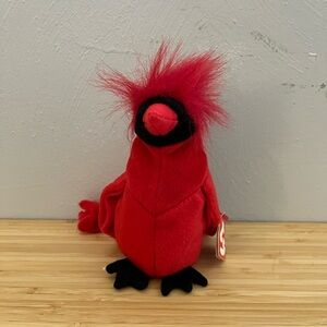 MAC Cosmetics Red and Black Plush Accessory